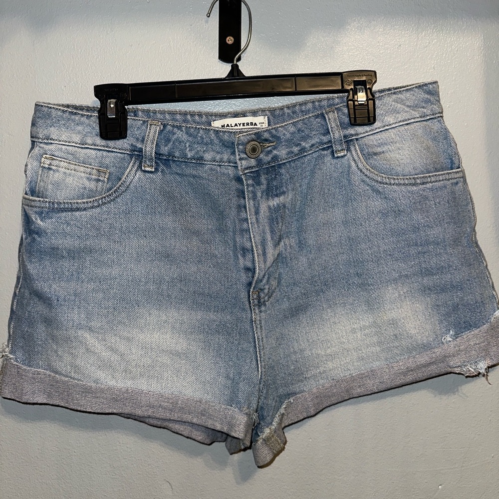 Women's Blue Denim Shorts